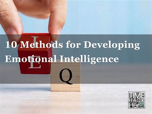 Methods For Developing Emotional Intelligence