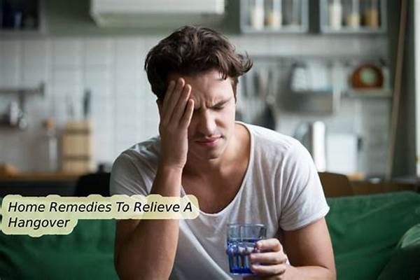 Alleviate Hangover With Home Remedies