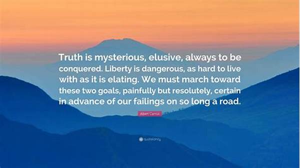 Courageous Pursuit Of Elusive Truths