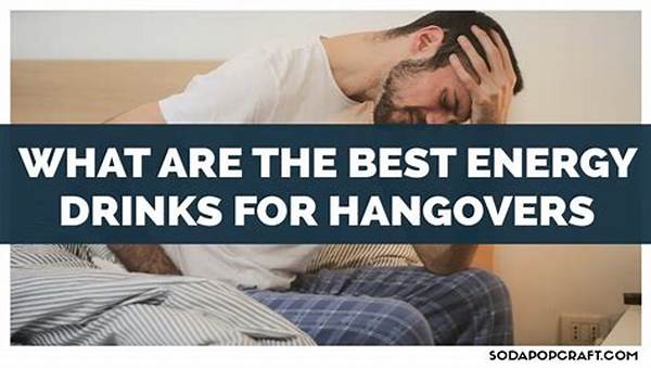Natural Energy Drinks For Hangovers