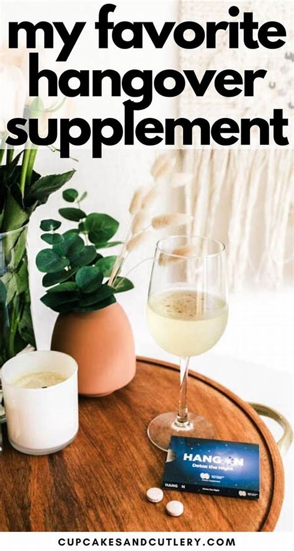 Vitamins To Recover From Hangover
