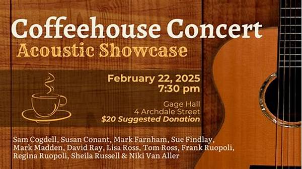 Coffeehouse Acoustic Live Shows