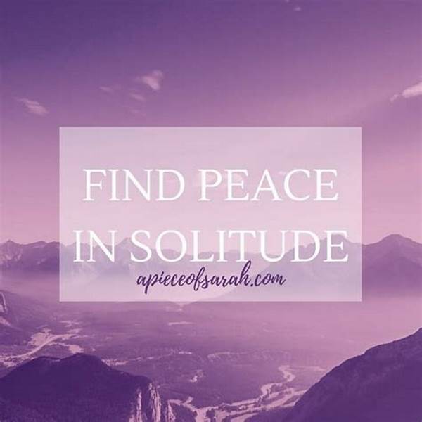 Finding Peace In Solitude Post-divorce