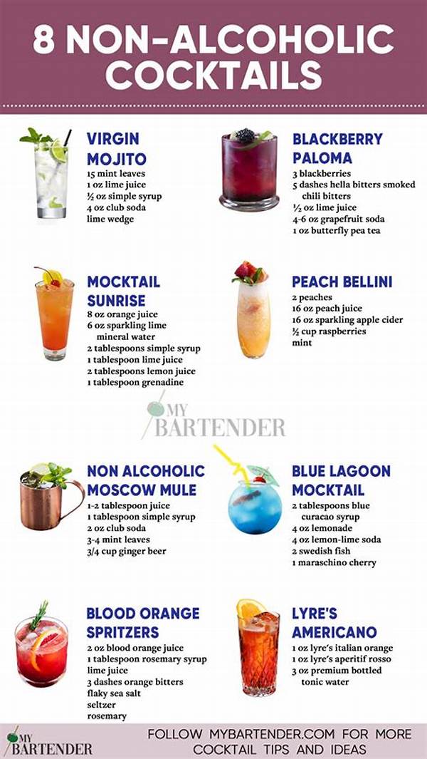 Non-alcoholic Cocktail Recipes