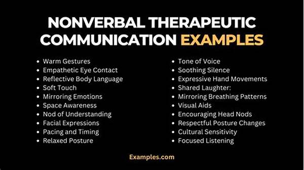 Nonverbal Cues In Therapeutic Communication