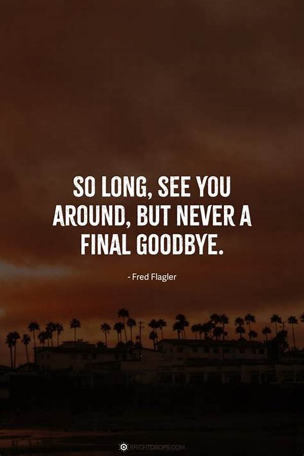 Tearful Farewell And Emotions