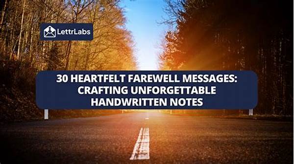 Heartfelt Farewell With Deep Sentiment
