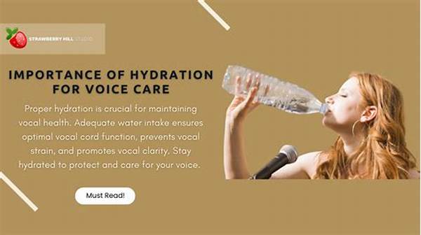 Hydration Tips For Better Voice