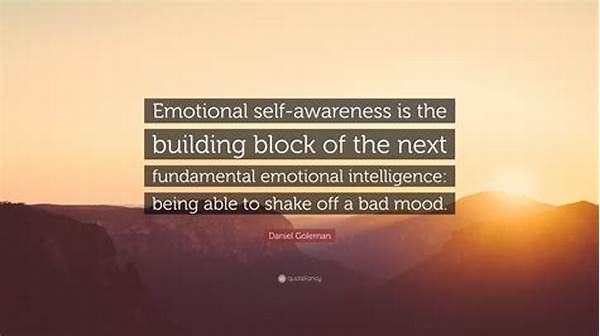Building Emotional Self-awareness