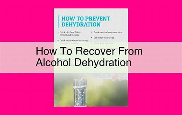 Fast Recovery From Alcohol Dehydration