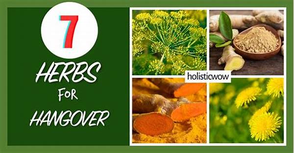 Hangover Relief Using Natural Herbs