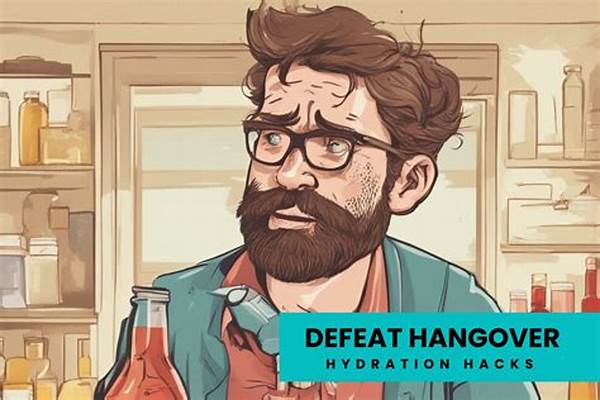 Hydration Strategies For Hangovers