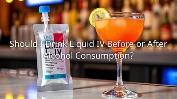 Optimal Hydration After Alcohol Consumption