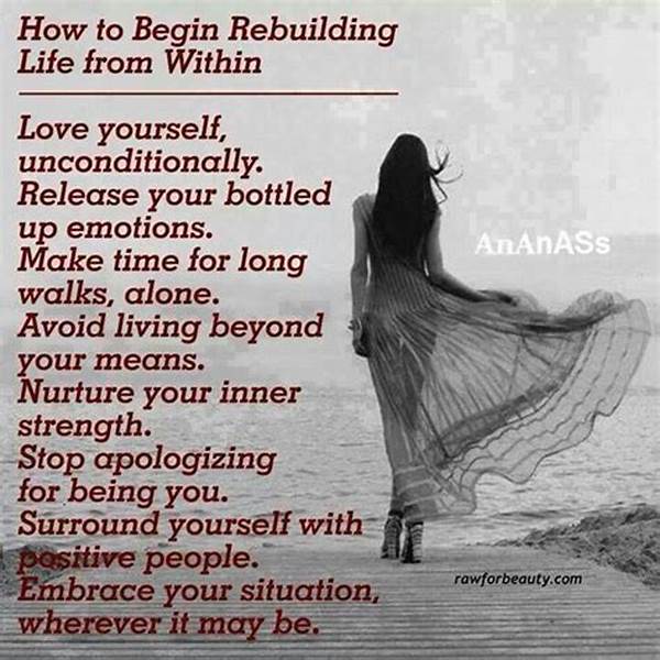 Rebuilding Life Post-relationship