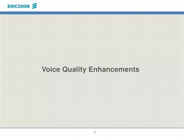 **audiology Voice Quality Enhancements**