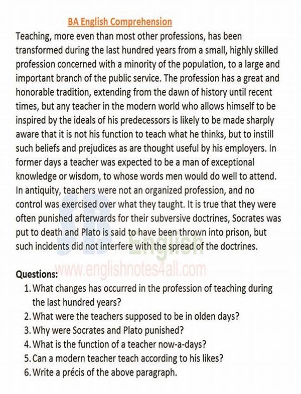 Endeavor For Authentic Comprehension
