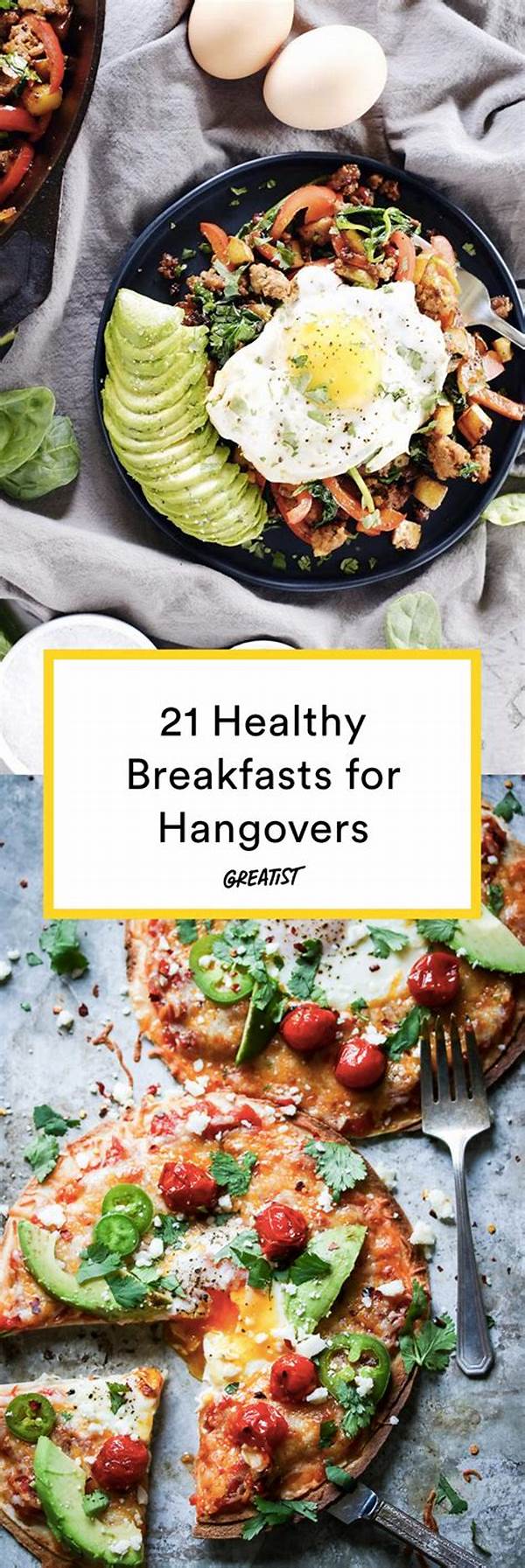 Healthy Breakfast Entrees For Hangovers
