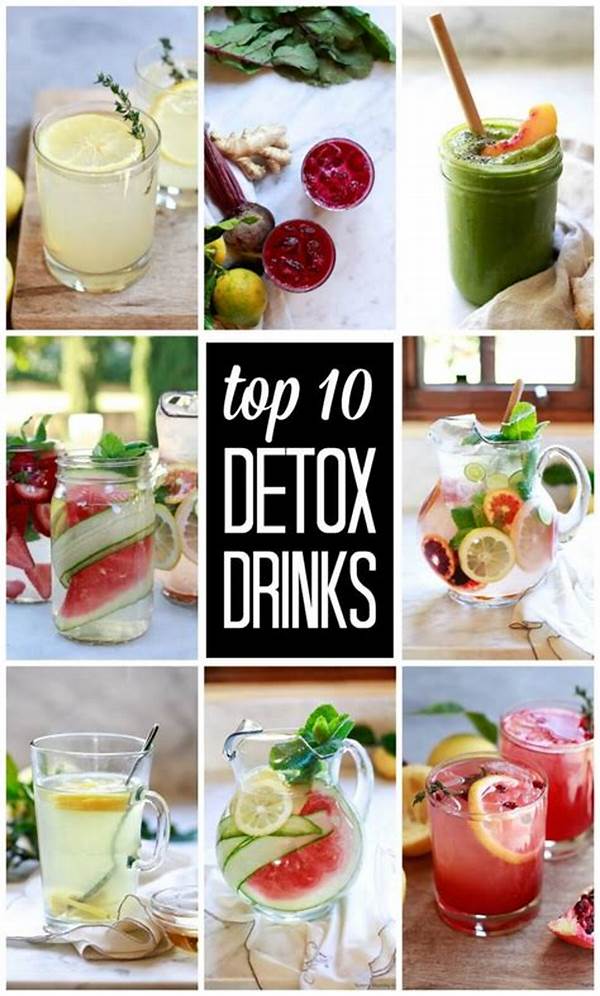 Natural Ingredient Detox Drinks