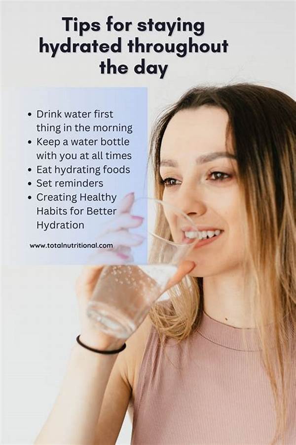 Staying Hydrated Throughout The Morning
