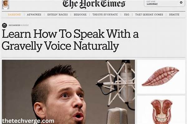 Tips For Gravelly Voice Quality