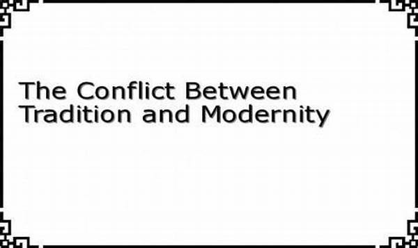Conflict Between Tradition And Art