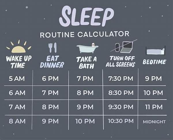 Evening Schedule For Better Sleep