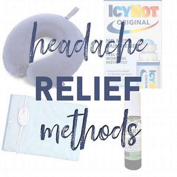 Hangover Headache Relief Methods