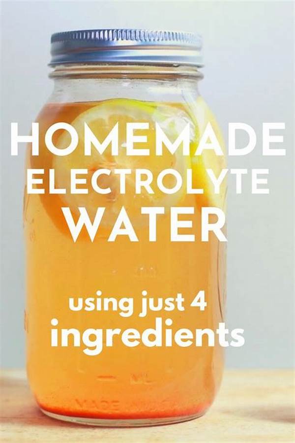 Homemade Electrolyte Drink Recipes