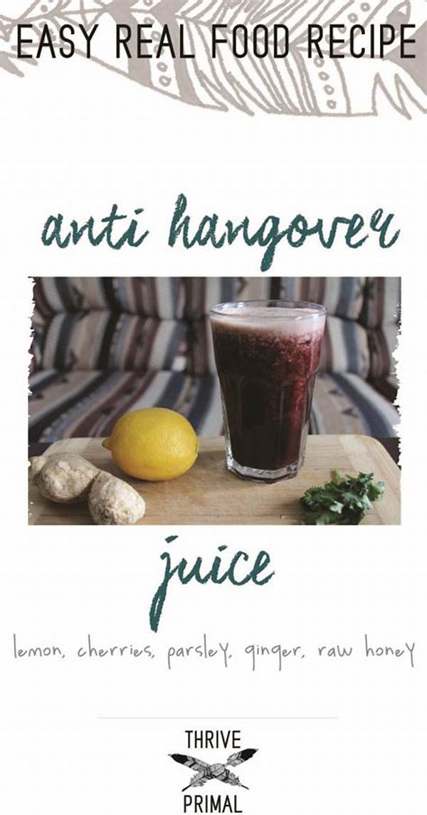 Instant Hangover Remedy Ideas