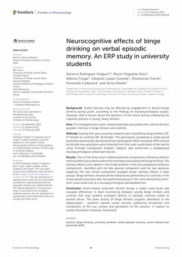 Neurocognitive Effects Of Heavy Drinking