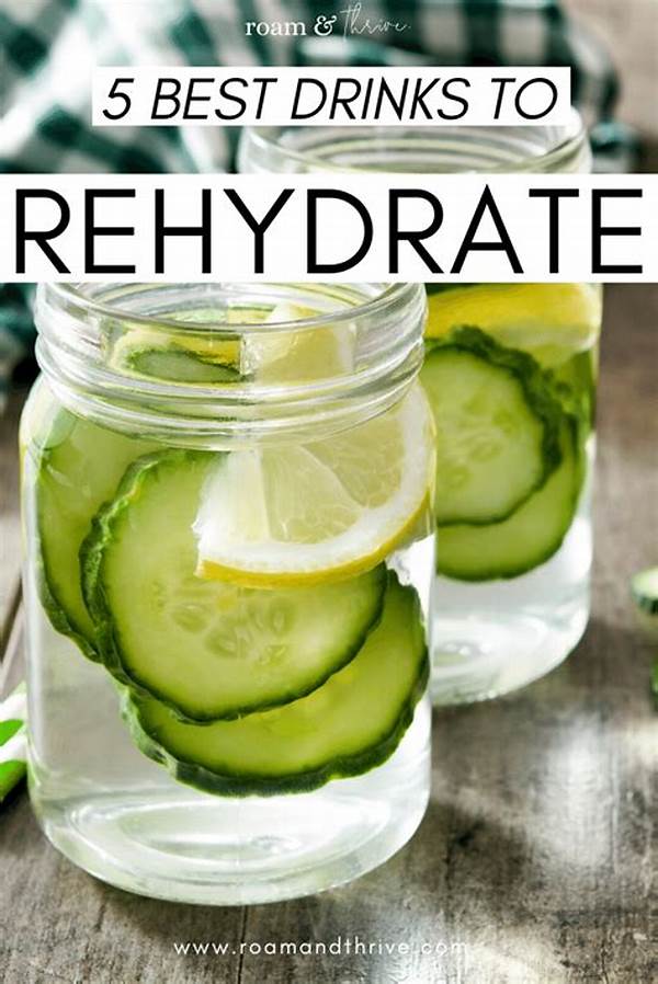 Rehydration Drinks For Hangover Cure