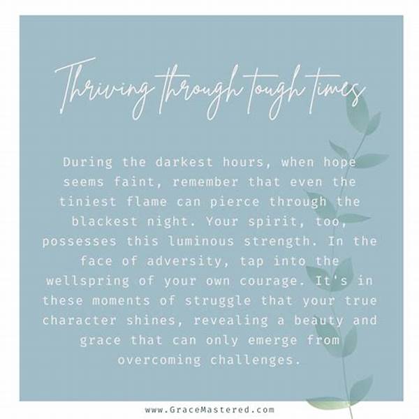 Thriving Through Difficult Times