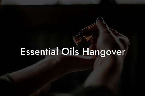 Essential Oils For Hangover Alleviation