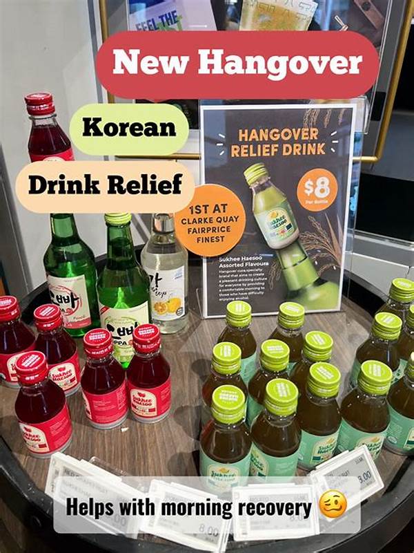 Hangover Relief Beverage Options