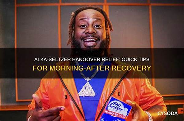 Hangover Relief Through Quick Hydration