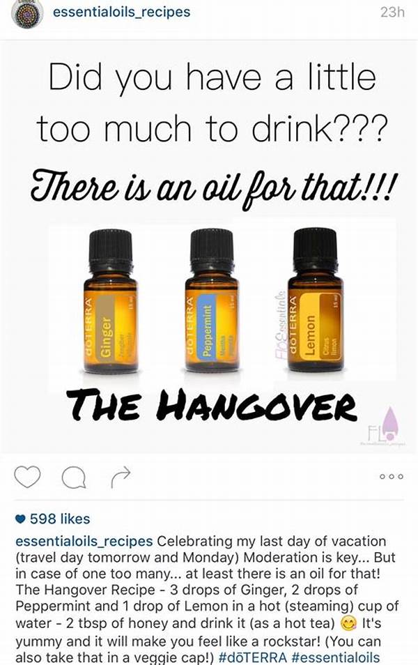 Hangover Remedy Using Essential Oils