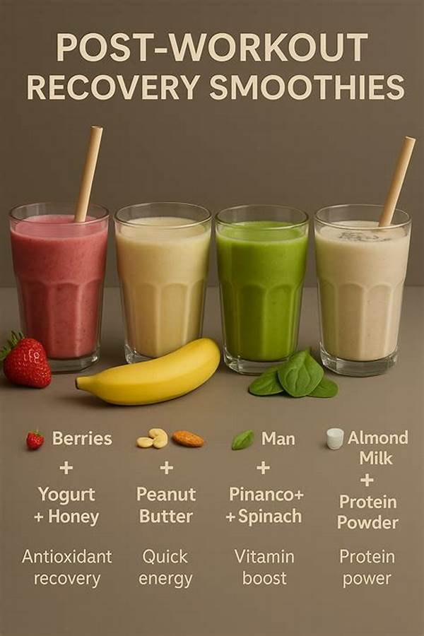 Antioxidant-rich Workout Recovery Smoothies