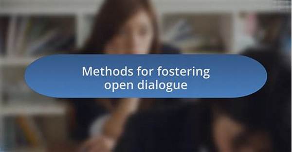 Fostering Open Dialogue In Smokehouse