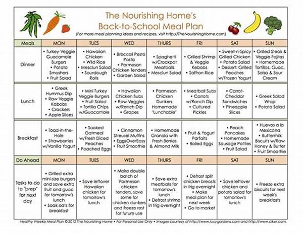 Nutrient-rich Meal Planning