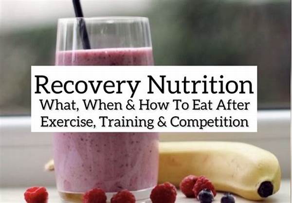 Post-party Nutrition For Recovery